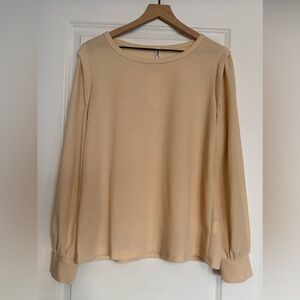 ePretty Cream Long Sleeve Tee